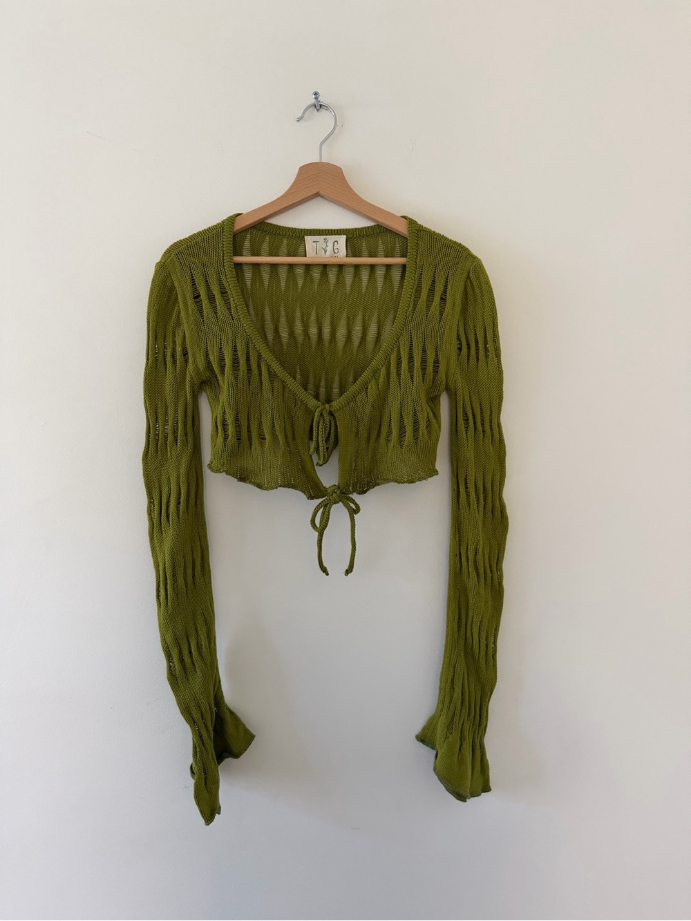 REVOLVE x TG Botanical Dolores Bolero Semi Sheer Organic Cotton - Picture 12 of 12